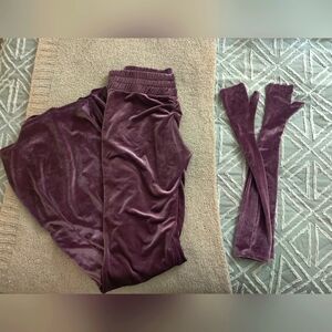 Laina Rauma Leisure Flare Pants w/ Scrunch size Large in Sugarplum